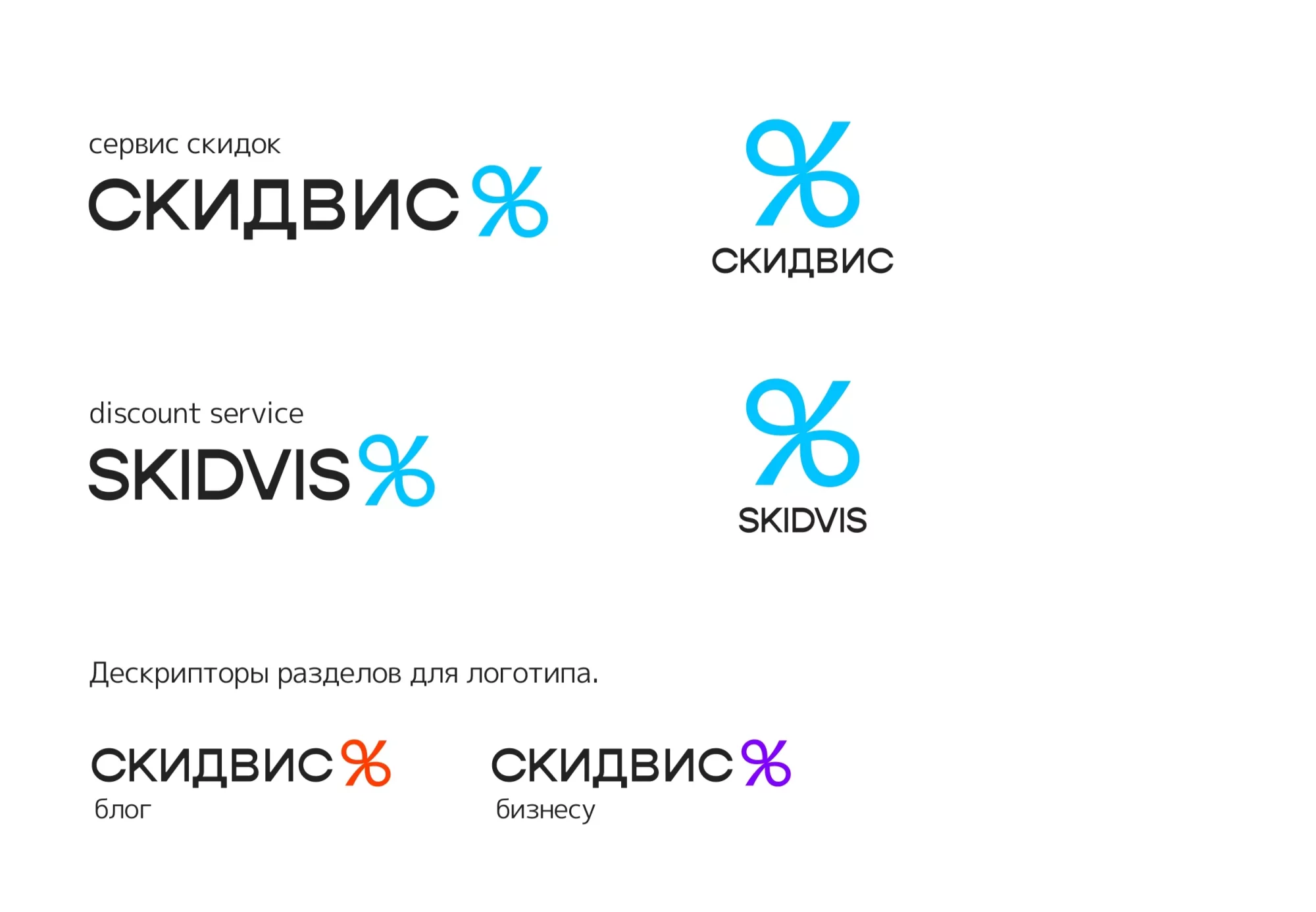 Правила использования логотипа бренда «Скидвис» — наглядный пример использования
